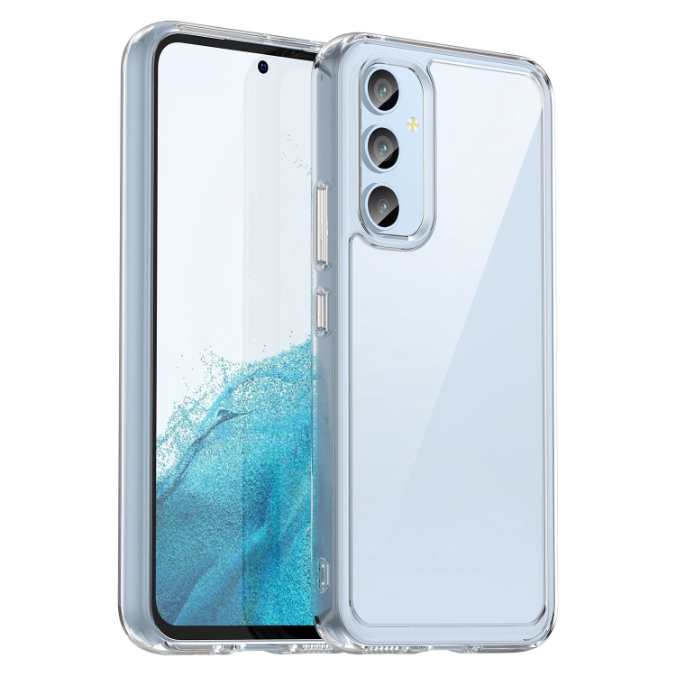 For Samsung Galaxy A54 5G Colorful Series Acrylic + TPU Phone Case(Transparent)
For Samsung Galaxy A54 5G Colorful Series Acrylic + TPU Phone Case(Transparent)