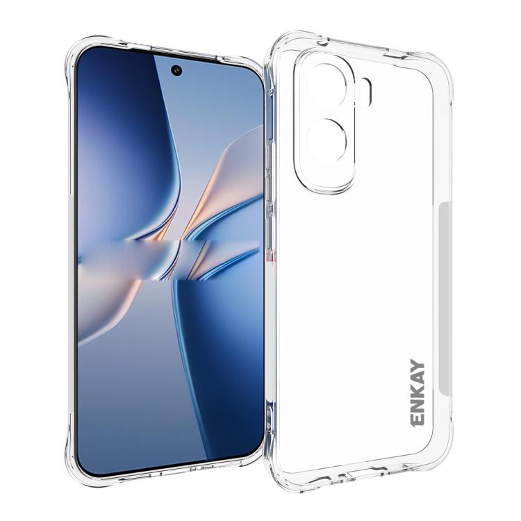 For vivo T5 Pro 5G Global ENKAY Hat-Prince Transparent TPU Shockproof Phone Case
For vivo T5 Pro 5G Global ENKAY Hat-Prince Transparent TPU Shockproof Phone Case