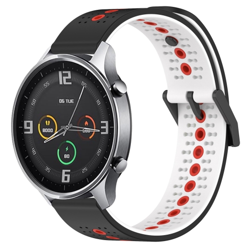 For Xiaomi MI Watch Color 22mm Tricolor Breathable Silicone Watch Band(Black+White+Red)
For Xiaomi MI Watch Color 22mm Tricolor Breathable Silicone Watch Band(Black+White+Red)
