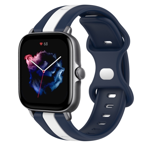 For Amazfit GTS 3 20mm Butterfly Buckle Two-Color Silicone Watch Band(White+Blue)
For Amazfit GTS 3 20mm Butterfly Buckle Two-Color Silicone Watch Band(White+Blue)