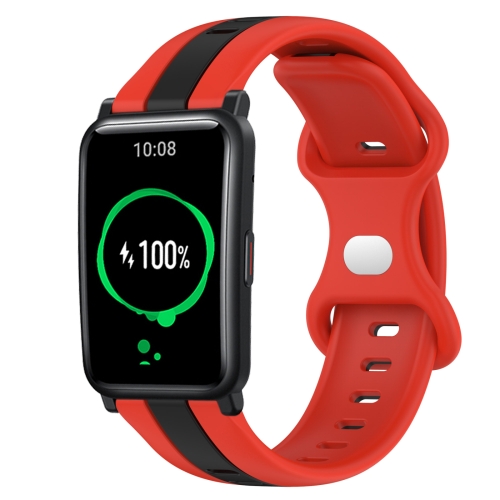 For Honor Watch ES 20mm Butterfly Buckle Two-Color Silicone Watch Band(Red+Black)
For Honor Watch ES 20mm Butterfly Buckle Two-Color Silicone Watch Band(Red+Black)