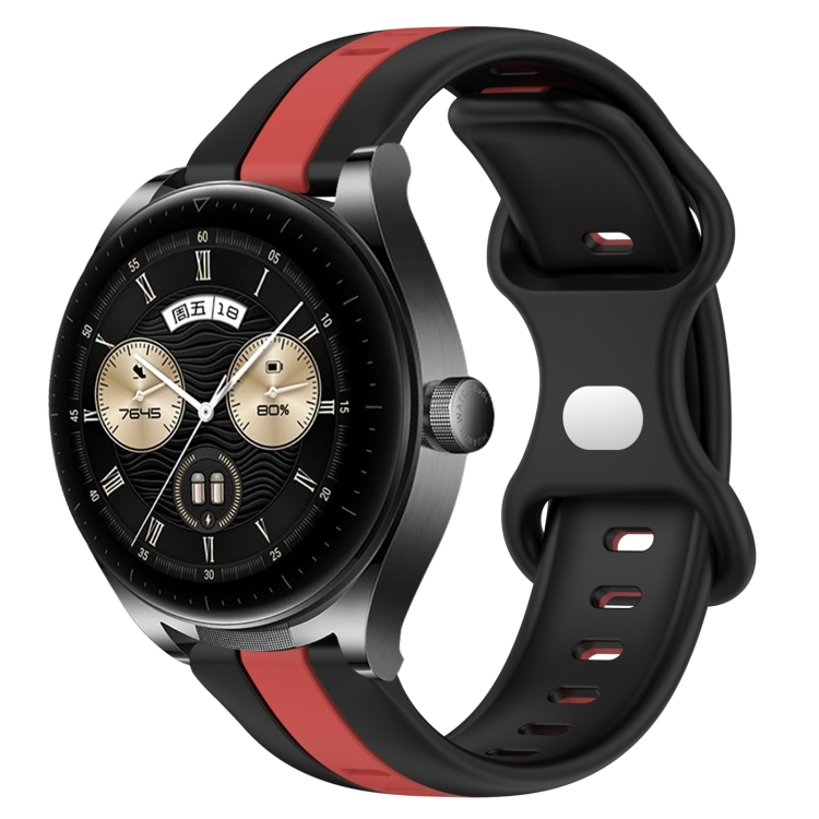 For Huawei Watch Buds 20mm Butterfly Buckle Two-Color Silicone Watch Band(Black+Red)
For Huawei Watch Buds 20mm Butterfly Buckle Two-Color Silicone Watch Band(Black+Red)