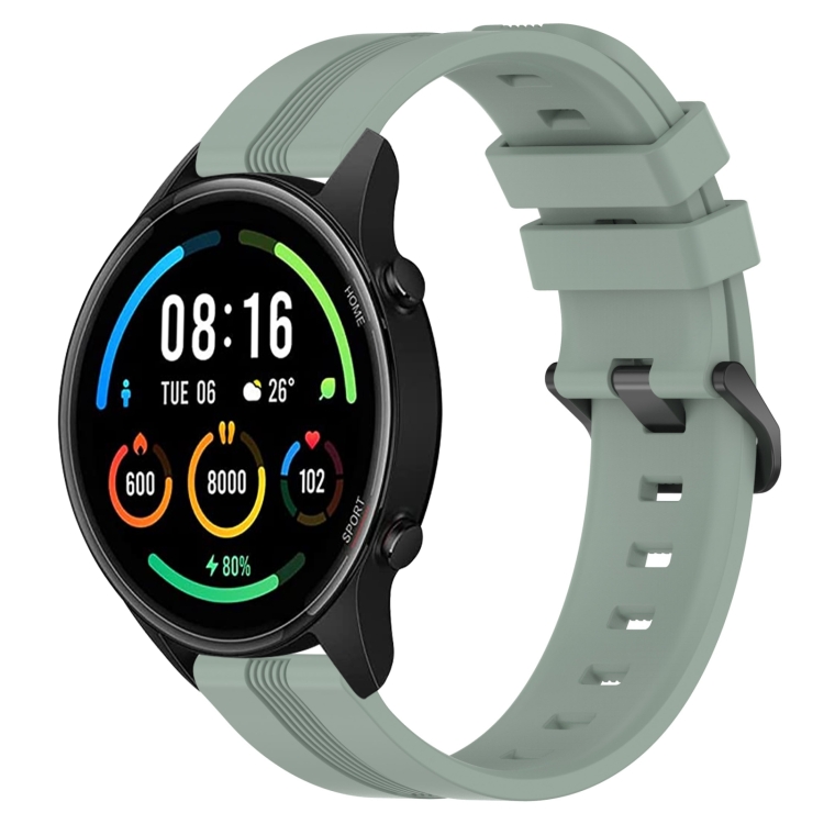 For Xiaomi MI Watch Color 22mm Concave Striped Slicone Watch Band(Grayish Green)
For Xiaomi MI Watch Color 22mm Concave Striped Slicone Watch Band(Grayish Green)