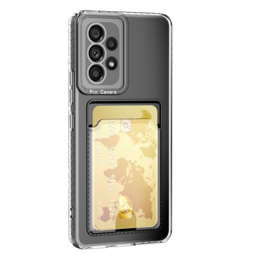 For Samsung Galaxy A54 5G Card Bag Shockproof Transparent Phone Case(Transparent)
For Samsung Galaxy A54 5G Card Bag Shockproof Transparent Phone Case(Transparent)