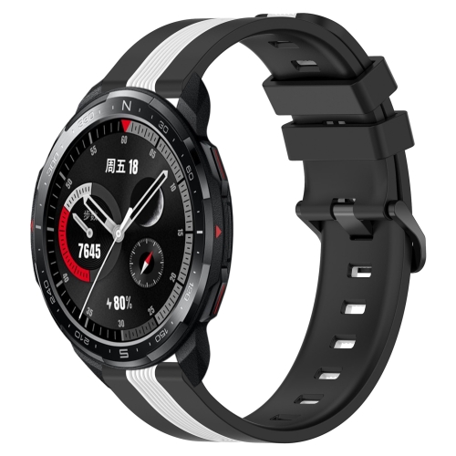 For Honor Watch GS Pro 22mm Vertical Two-Color Silicone Watch Band(Black+White)
For Honor Watch GS Pro 22mm Vertical Two-Color Silicone Watch Band(Black+White)