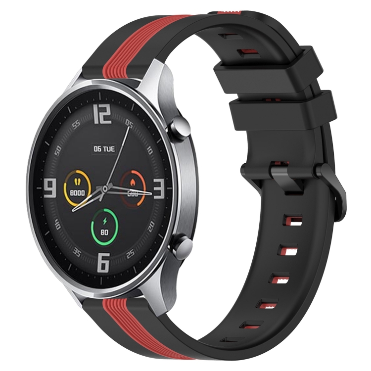 For Xiaomi MI Watch Color 22mm Vertical Two-Color Silicone Watch Band(Black+Red)
For Xiaomi MI Watch Color 22mm Vertical Two-Color Silicone Watch Band(Black+Red)