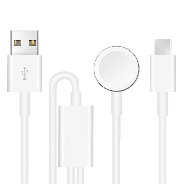 For Apple Watch Series & Phone with Type-C Port 2 in 1 USB Magnetic Charging Cable 1.2m
For Apple Watch Series & Phone with Type-C Port 2 in 1 USB Magnetic Charging Cable 1.2m
