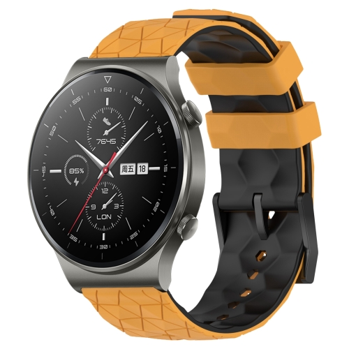 For Huawei GT2 Pro 22mm Football Pattern Two-Color Silicone Watch Band(Yellow+Black)
For Huawei GT2 Pro 22mm Football Pattern Two-Color Silicone Watch Band(Yellow+Black)