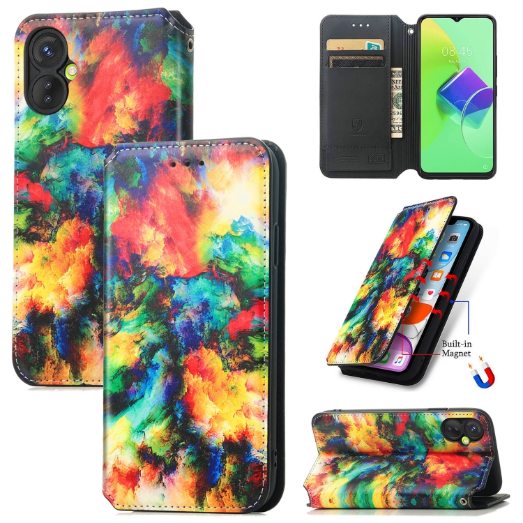 For Tecno Spark 9 Pro CaseNeo Colorful Magnetic Leather Phone Case(Colorful Cloud)
For Tecno Spark 9 Pro CaseNeo Colorful Magnetic Leather Phone Case(Colorful Cloud)