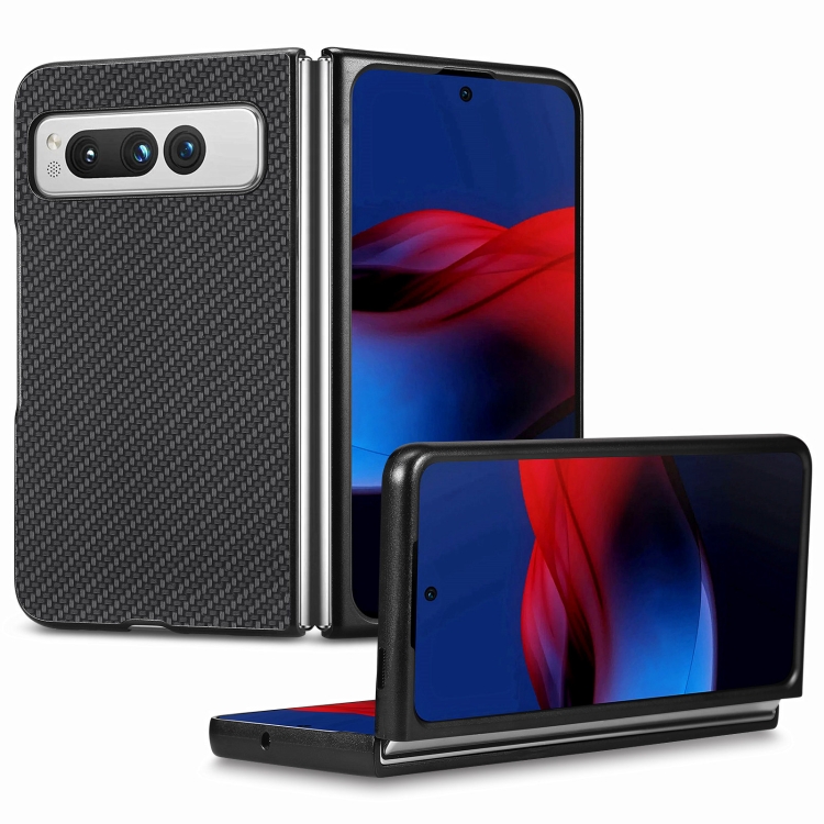 For Google Pixel Fold Carbon Fiber Texture Leather Back Cover Phone Case(Black)
For Google Pixel Fold Carbon Fiber Texture Leather Back Cover Phone Case(Black)