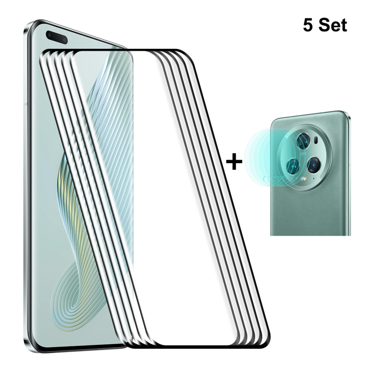 For Honor Magic5 Pro 5pcs ENKAY 0.26mm 3D Hot Bending Tempered Glass Full Film with Lens Film
For Honor Magic5 Pro 5pcs ENKAY 0.26mm 3D Hot Bending Tempered Glass Full Film with Lens Film