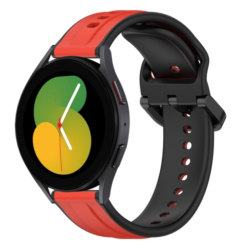 For Samsung Galaxy Watch 5 40mm 20mm Convex Loop Two-Color Silicone Watch Band(Red+Black)
For Samsung Galaxy Watch 5 40mm 20mm Convex Loop Two-Color Silicone Watch Band(Red+Black)