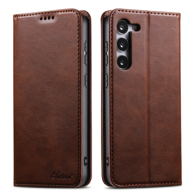 For Samsung Galaxy S24 5G Suteni Calf Texture Horizontal Flip Leather Phone Case(Brown)
For Samsung Galaxy S24 5G Suteni Calf Texture Horizontal Flip Leather Phone Case(Brown)