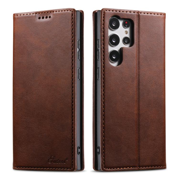 For Samsung Galaxy S25 Ultra 5G Suteni Calf Texture Horizontal Flip Leather Phone Case(Brown)
For Samsung Galaxy S25 Ultra 5G Suteni Calf Texture Horizontal Flip Leather Phone Case(Brown)