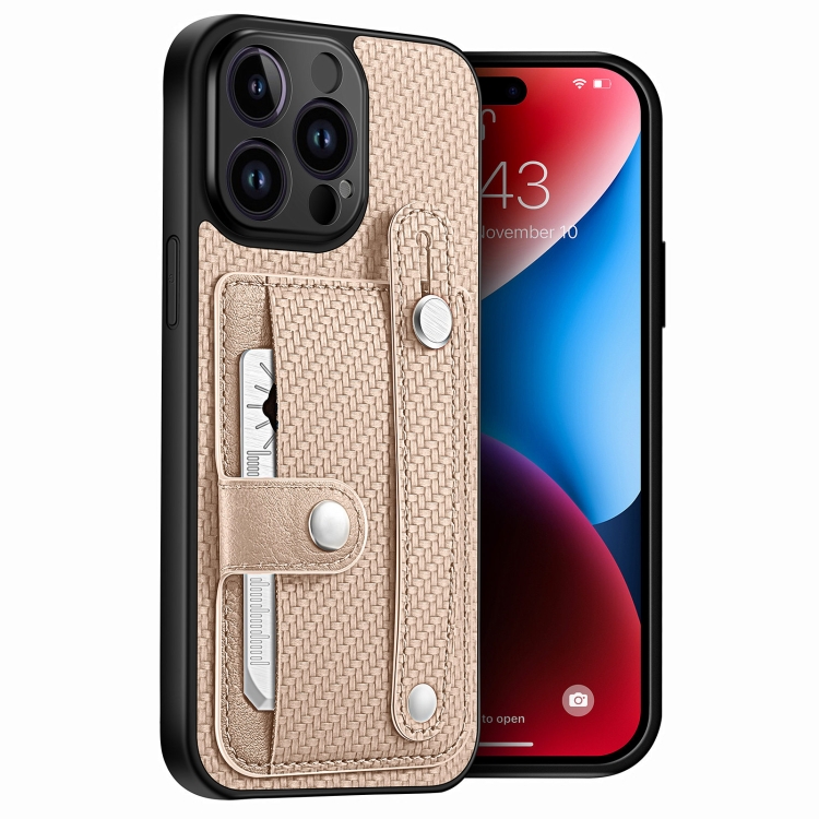 For iPhone 14 Pro Max Wristband Kickstand Card Wallet Back Cover Phone Case with Tool Knife(Khaki)
For iPhone 14 Pro Max Wristband Kickstand Card Wallet Back Cover Phone Case with Tool Knife(Khaki)