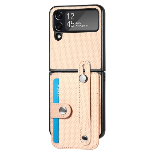 For Samsung Galaxy Z Flip3 5G Wristband Kickstand Card Wallet Back Cover Phone Case(Khaki)
For Samsung Galaxy Z Flip3 5G Wristband Kickstand Card Wallet Back Cover Phone Case(Khaki)