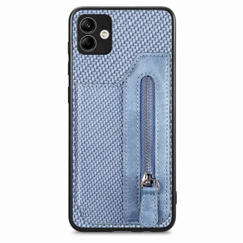 For Samsung Galaxy A04 4G Carbon Fiber Horizontal Flip Zipper Wallet Phone Case(Blue)
For Samsung Galaxy A04 4G Carbon Fiber Horizontal Flip Zipper Wallet Phone Case(Blue)