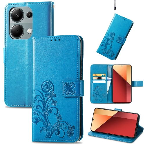 ForXiaomi Redmi Note 13 Pro 4G Four-leaf Clasp Embossed Leather Phone Case(Blue)
ForXiaomi Redmi Note 13 Pro 4G Four-leaf Clasp Embossed Leather Phone Case(Blue)