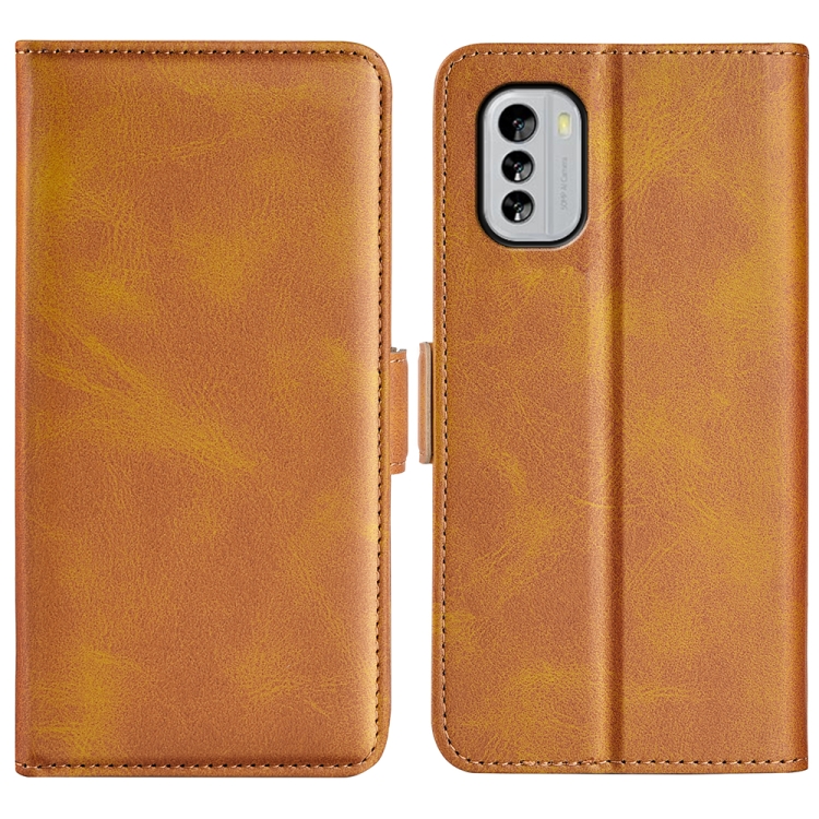 For Nokia G60 / G40 Fusion Dual-side Magnetic Buckle Leather Phone Case(Yellow)
For Nokia G60 / G40 Fusion Dual-side Magnetic Buckle Leather Phone Case(Yellow)
