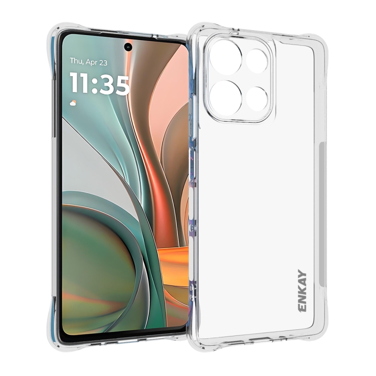 For Motorola Moto G75 5G ENKAY Hat-Prince Transparent TPU Shockproof Phone Case
For Motorola Moto G75 5G ENKAY Hat-Prince Transparent TPU Shockproof Phone Case