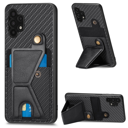 For Samsung Galaxy A32 5G Carbon Fiber Wallet Flip Card K-shaped Holder Phone Case(Black)
For Samsung Galaxy A32 5G Carbon Fiber Wallet Flip Card K-shaped Holder Phone Case(Black)