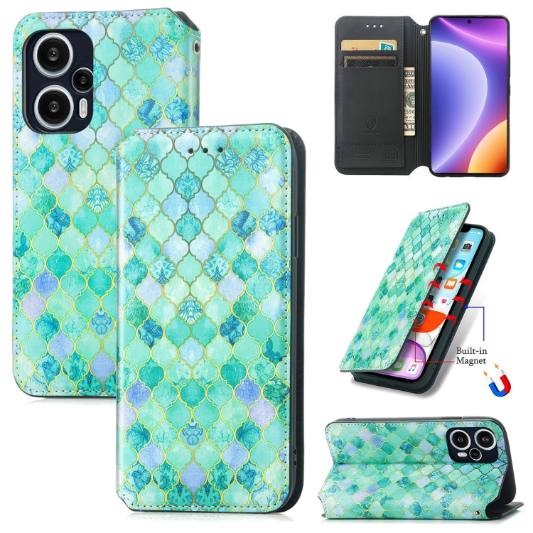 For Redmi Note 12 Turbo CaseNeo Colorful Magnetic Leather Phone Case(Emerald)
For Redmi Note 12 Turbo CaseNeo Colorful Magnetic Leather Phone Case(Emerald)
