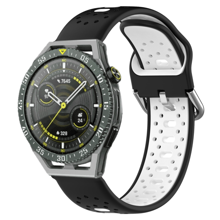 For Huawei Watch GT3 SE 22mm Breathable Two-Color Silicone Watch Band(Black+White)
For Huawei Watch GT3 SE 22mm Breathable Two-Color Silicone Watch Band(Black+White)