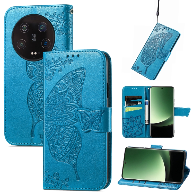 For Xiaomi 13 Ultra Butterfly Love Flower Embossed Leather Phone Case(Blue)
For Xiaomi 13 Ultra Butterfly Love Flower Embossed Leather Phone Case(Blue)