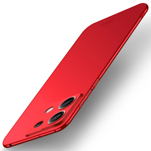 

For XiaomiRedmi Note 13 5G MOFI Micro-Frosted PC Ultra-thin Hard Phone Case(Red)