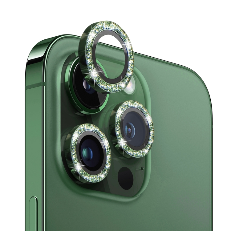 For iPhone 13 Pro / 13 Pro Max NORTHJO Camera Lens Protector Tempered Glass Bling Glitter Metal Ring Film(Green)
For iPhone 13 Pro / 13 Pro Max NORTHJO Camera Lens Protector Tempered Glass Bling Glitter Metal Ring Film(Green)