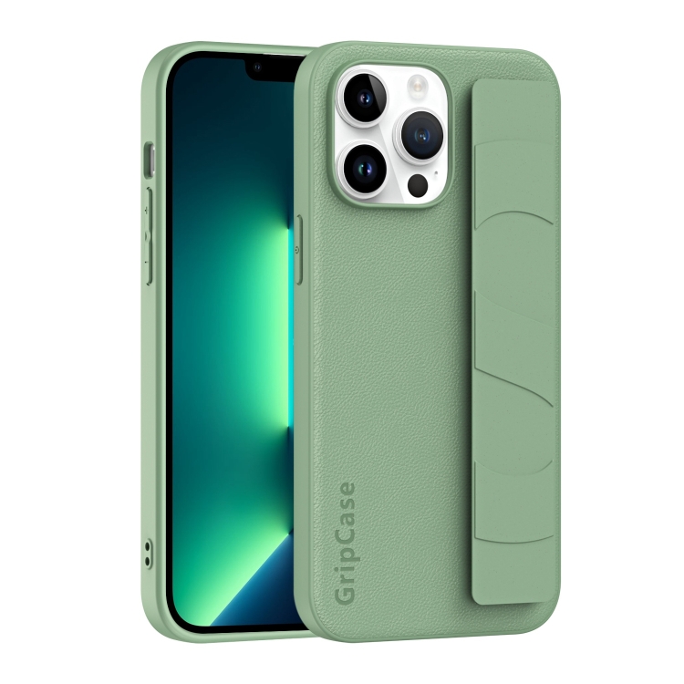 For iPhone 13 Pro Max Skin Elastic Wrist Grip Back Cover Phone Case(Light Green)
For iPhone 13 Pro Max Skin Elastic Wrist Grip Back Cover Phone Case(Light Green)