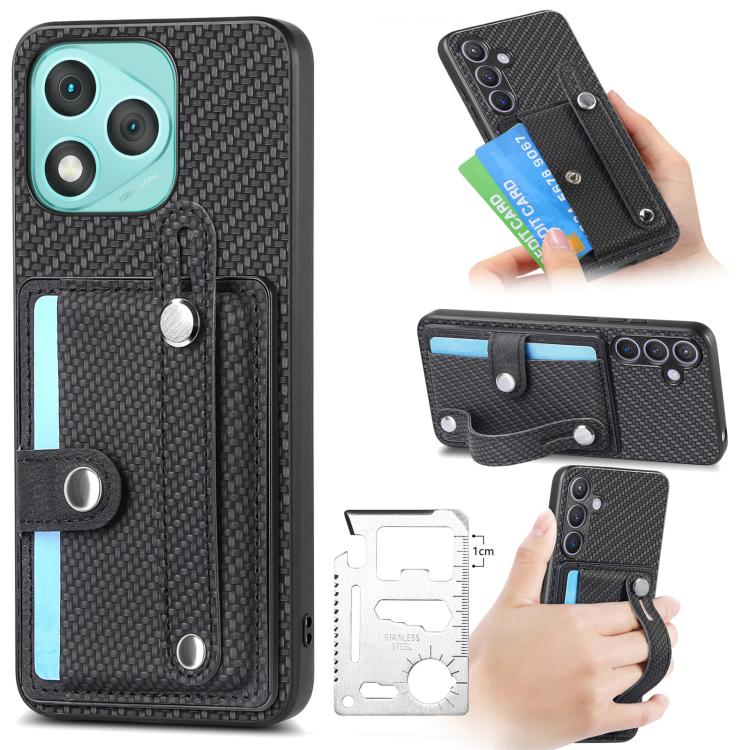 For Honor 400 Lite Global Wristband Kickstand Card Wallet Back Cover Phone Case with Tool Knife(Black)
For Honor 400 Lite Global Wristband Kickstand Card Wallet Back Cover Phone Case with Tool Knife(Black)