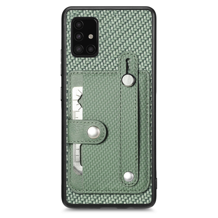 For Samsung Galaxy A51 5G Wristband Kickstand Wallet Back Phone Case with Tool Knife(Green)
For Samsung Galaxy A51 5G Wristband Kickstand Wallet Back Phone Case with Tool Knife(Green)