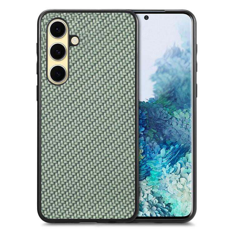 For Samsung Galaxy A36 Carbon Fiber Texture Leather Back Cover Phone Case(Green)
For Samsung Galaxy A36 Carbon Fiber Texture Leather Back Cover Phone Case(Green)