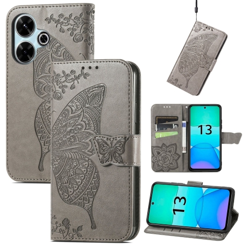 For Xiaomi Redmi 13 4G Butterfly Love Flower Embossed Leather Phone Case(Gray)
For Xiaomi Redmi 13 4G Butterfly Love Flower Embossed Leather Phone Case(Gray)