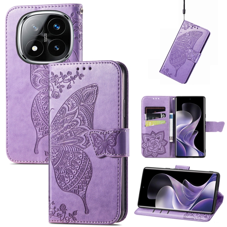 For Xiaomi Redmi Note 14 Pro+ 5G Butterfly Love Flower Embossed Leather Phone Case(Lavender)
For Xiaomi Redmi Note 14 Pro+ 5G Butterfly Love Flower Embossed Leather Phone Case(Lavender)