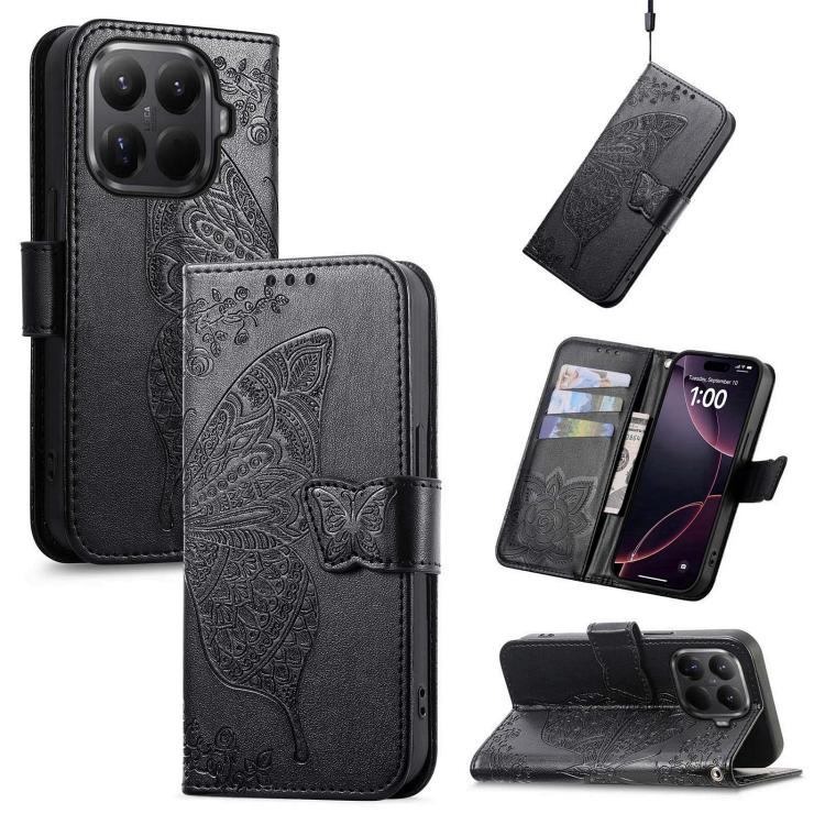 For Xiaomi 15T Pro Butterfly Love Flower Embossed Leather Phone Case(Black)
For Xiaomi 15T Pro Butterfly Love Flower Embossed Leather Phone Case(Black)