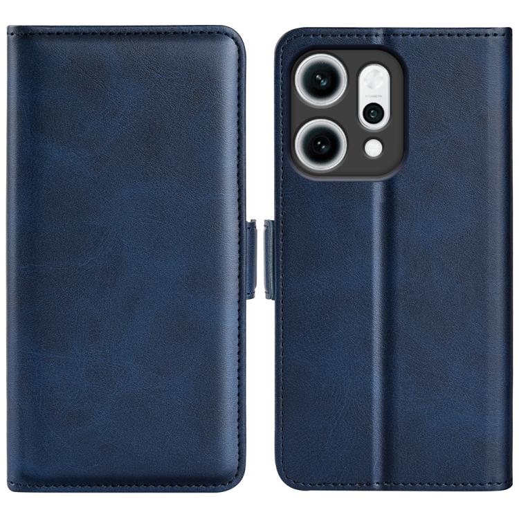 For OPPO Reno14 5G Global Dual-side Magnetic Buckle Horizontal Flip Leather Phone Case(Dark Blue)
For OPPO Reno14 5G Global Dual-side Magnetic Buckle Horizontal Flip Leather Phone Case(Dark Blue)