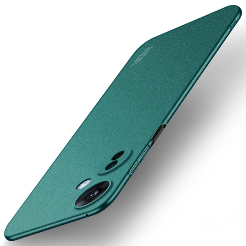 

For OPPO K11X 5G MOFI Fandun Series Frosted PC Ultra-thin All-inclusive Phone Case(Green)