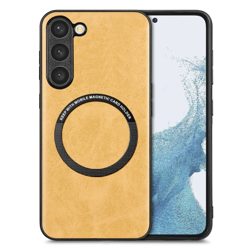 For Samsung Galaxy S22 5G Solid Color Leather Skin Back Cover Phone Case(Yellow)
For Samsung Galaxy S22 5G Solid Color Leather Skin Back Cover Phone Case(Yellow)