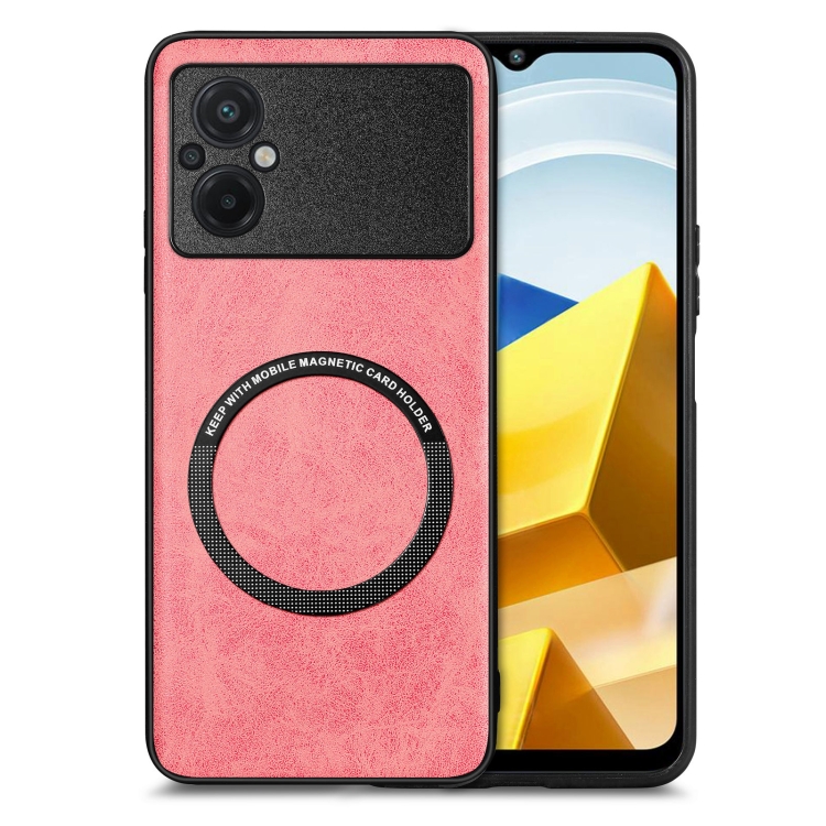 For Xiaomi POCO M5 4G Solid Color Leather Skin Back Cover Phone Case(Pink)
For Xiaomi POCO M5 4G Solid Color Leather Skin Back Cover Phone Case(Pink)