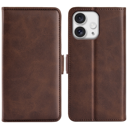 For iPhone 16 Pro Dual-side Magnetic Buckle Horizontal Flip Leather Phone Case(Brown)
For iPhone 16 Pro Dual-side Magnetic Buckle Horizontal Flip Leather Phone Case(Brown)