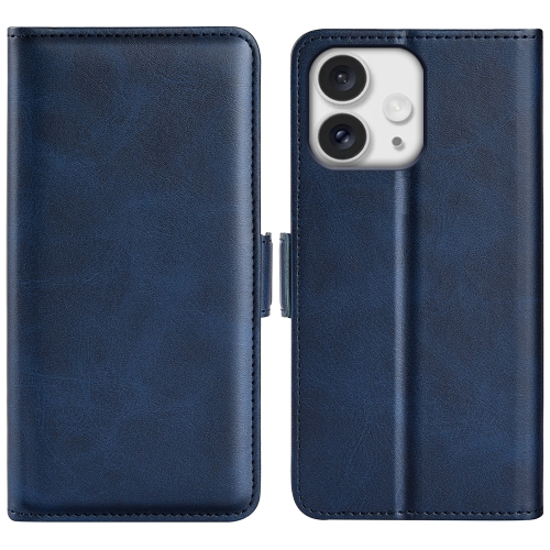 For iPhone 16 Pro Max Dual-side Magnetic Buckle Horizontal Flip Leather Phone Case(Dark Blue)
For iPhone 16 Pro Max Dual-side Magnetic Buckle Horizontal Flip Leather Phone Case(Dark Blue)