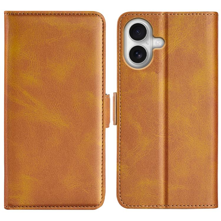 For iPhone 17 Dual-side Magnetic Buckle Horizontal Flip Leather Phone Case(Yellow)
For iPhone 17 Dual-side Magnetic Buckle Horizontal Flip Leather Phone Case(Yellow)
