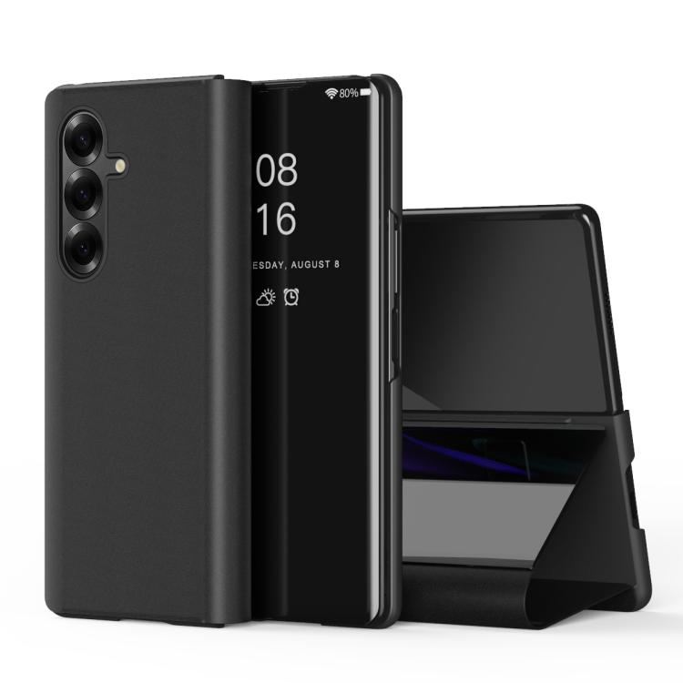 For Samsung Galaxy Z Fold7 Plated Mirror Horizontal Flip Leather Phone Case with Holder(Black)
For Samsung Galaxy Z Fold7 Plated Mirror Horizontal Flip Leather Phone Case with Holder(Black)
