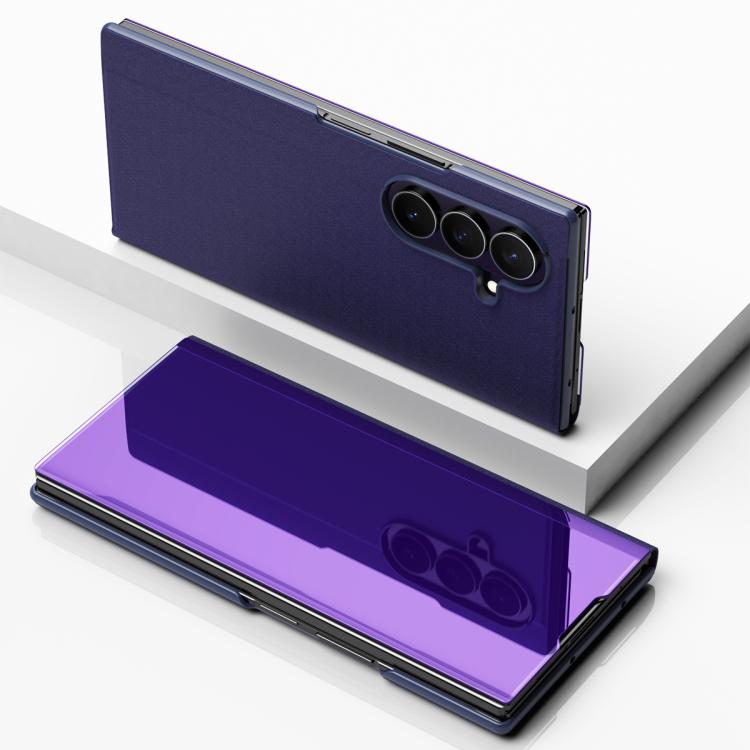 For Galaxy Z TriFold Plated Mirror Horizontal Flip Leather Phone Case with Holder(Purple Blue)
For Galaxy Z TriFold Plated Mirror Horizontal Flip Leather Phone Case with Holder(Purple Blue)