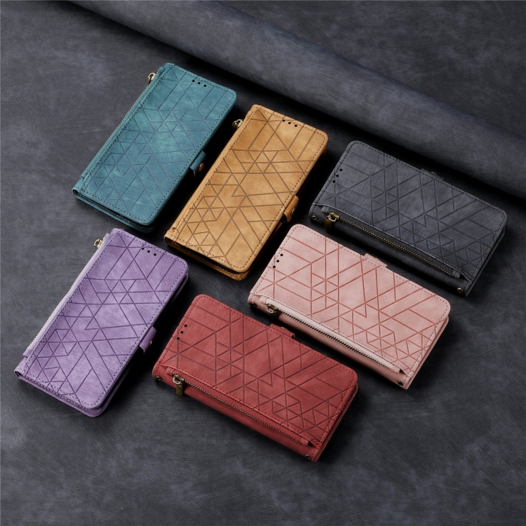 For Samsung Galaxy S21 5G Geometric Zipper Wallet Side Buckle Leather Phone Case(Purple)
For Samsung Galaxy S21 5G Geometric Zipper Wallet Side Buckle Leather Phone Case(Purple)