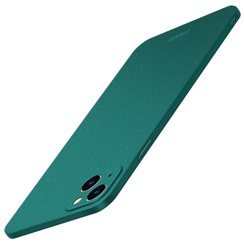 

For iPhone 15 MOFI Fandun Series Frosted PC Ultra-thin All-inclusive Phone Case(Green)