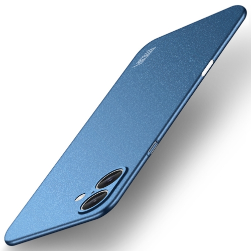 For iPhone 16 Plus MOFI Fandun Series Frosted PC Ultra-thin All-inclusive Phone Case(Blue)
For iPhone 16 Plus MOFI Fandun Series Frosted PC Ultra-thin All-inclusive Phone Case(Blue)