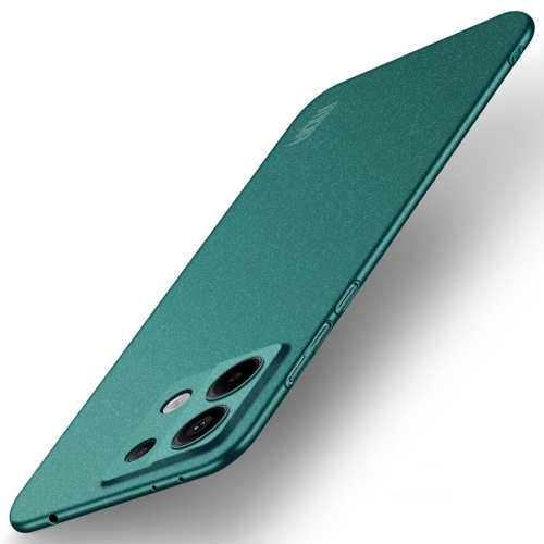 

For Xiaomi Redmi Note 13 5G MOFI Fandun Series Frosted PC Ultra-thin All-inclusive Phone Case(Green)
